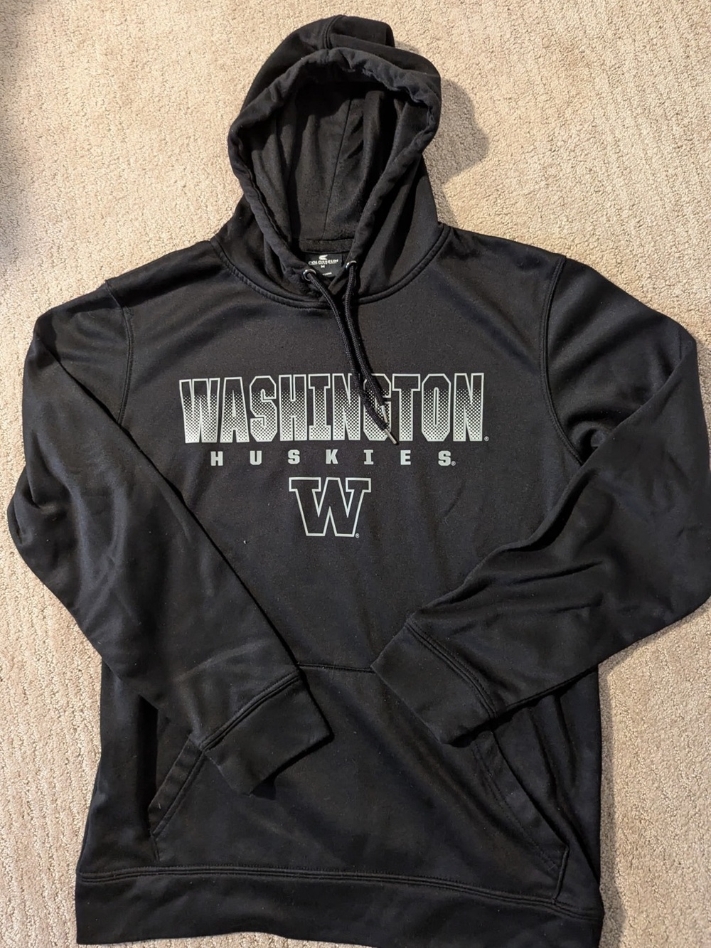 Men’s Colosseum lightweight fleece Washington Huskies hoodie